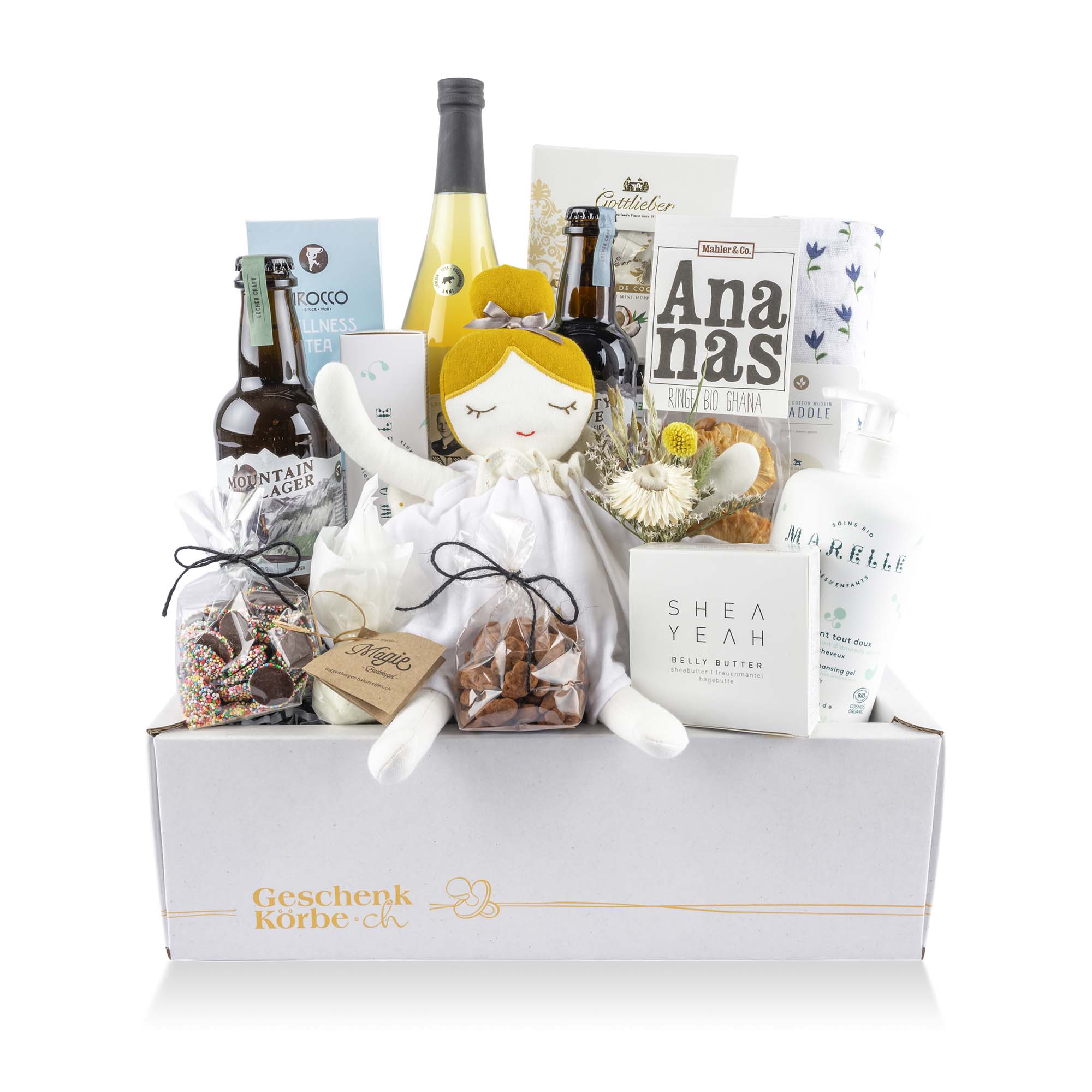 Geschenkkorb Baby "Himmelskonfekt" Geschenkkorb Baby "Himmelskonfekt"