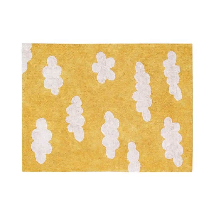 Rug Clouds Mustard