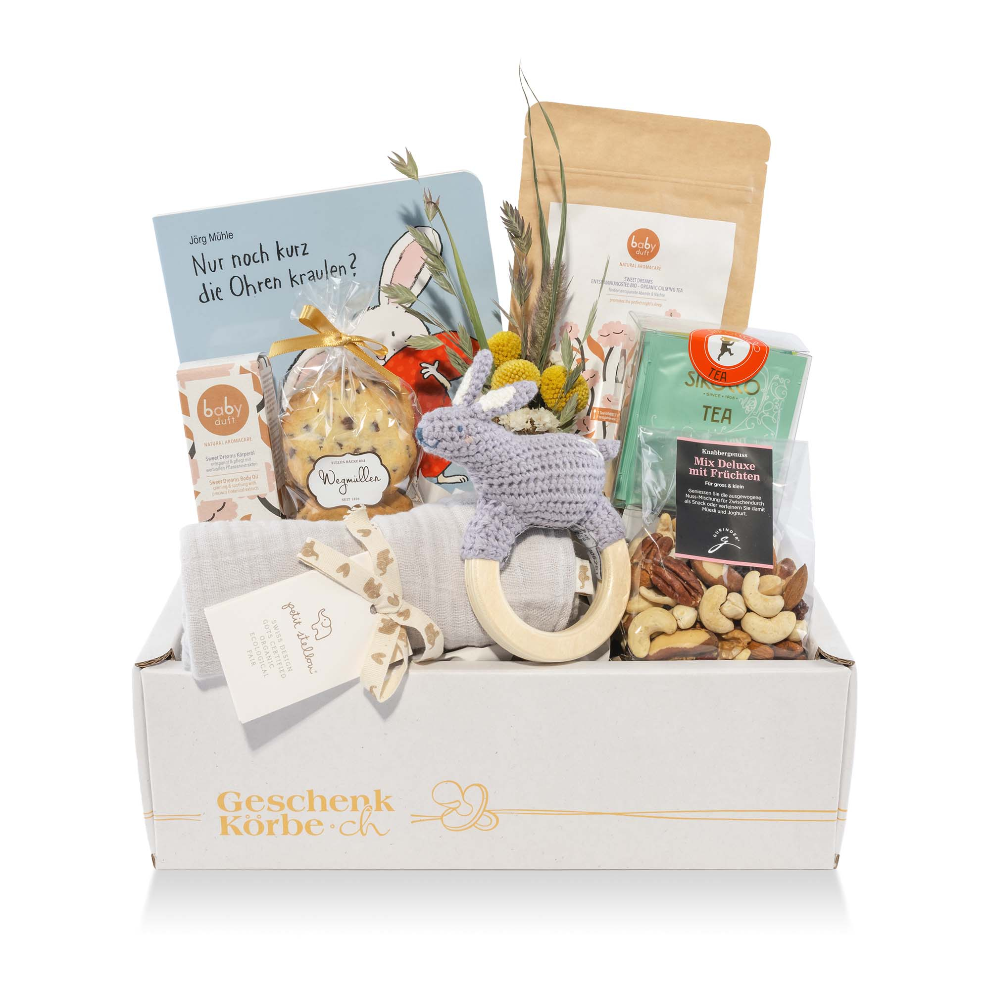 Geschenkkorb Baby "Kleiner Hase"