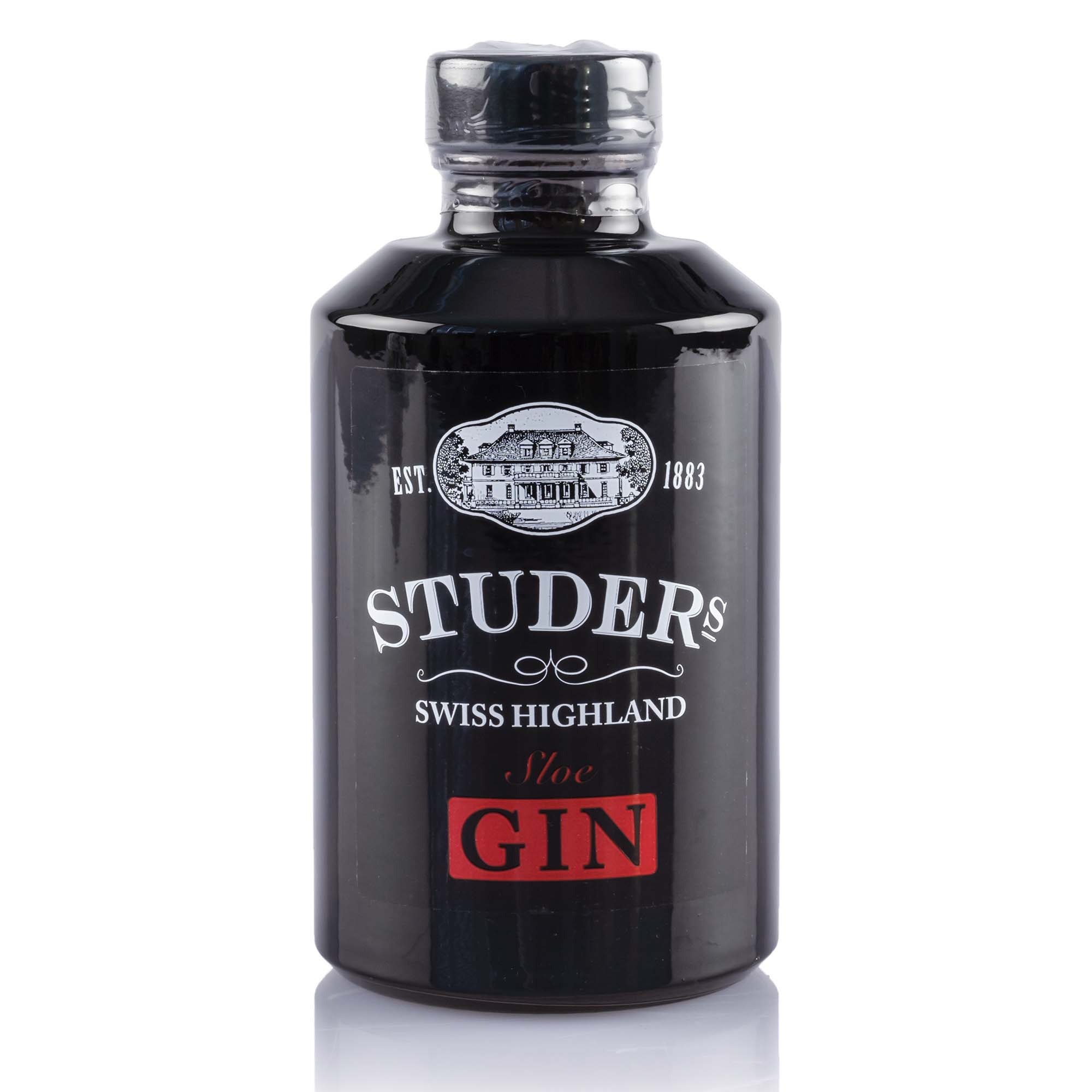 Studer`s Swiss Highland Sloe Gin, 20 cl, 26.6% Vol.
