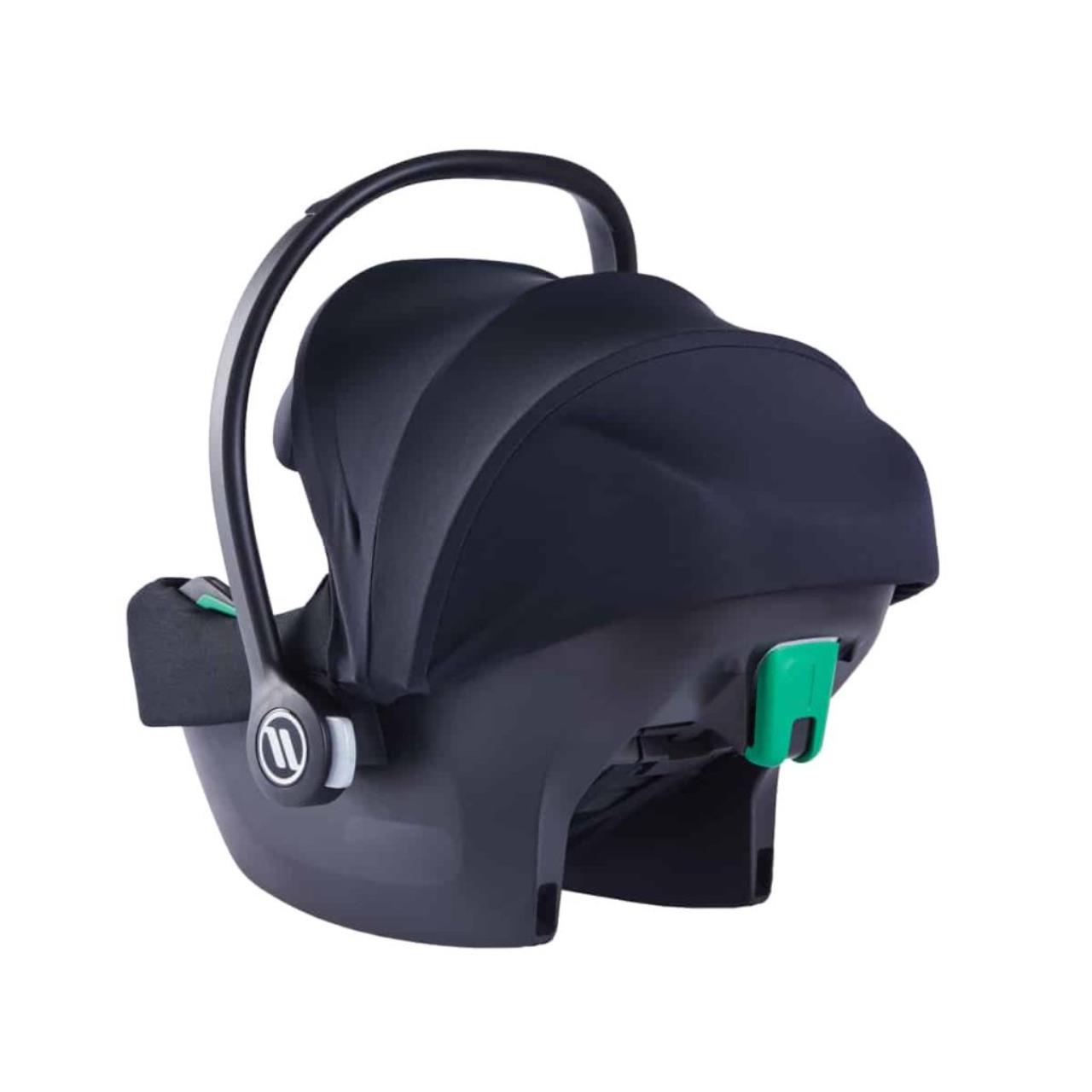 Autokindersitz, Babyschale, Tragegriffe, Grünabschluss, Sitzverankerung