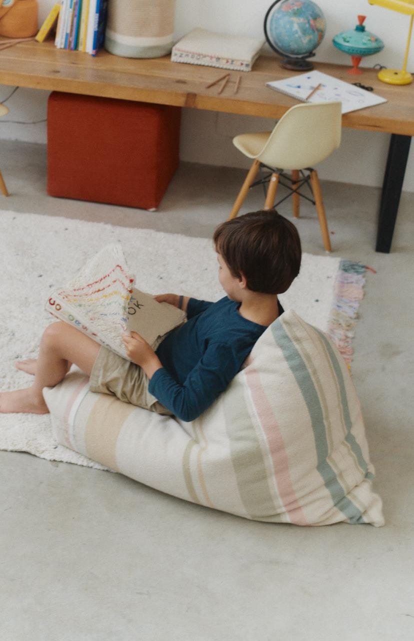 Sitzsack Cleo Multi Stripe Moebel, Junge, Kind, Männlich, Person