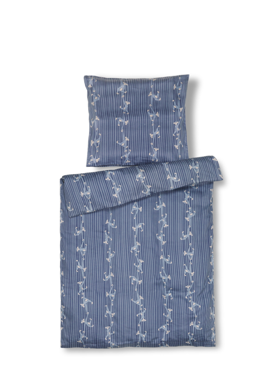 Bettwäsche Affe Junior DK, Blau