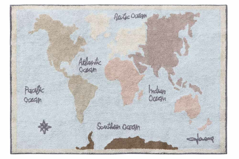 Rug Vintage Map - XL