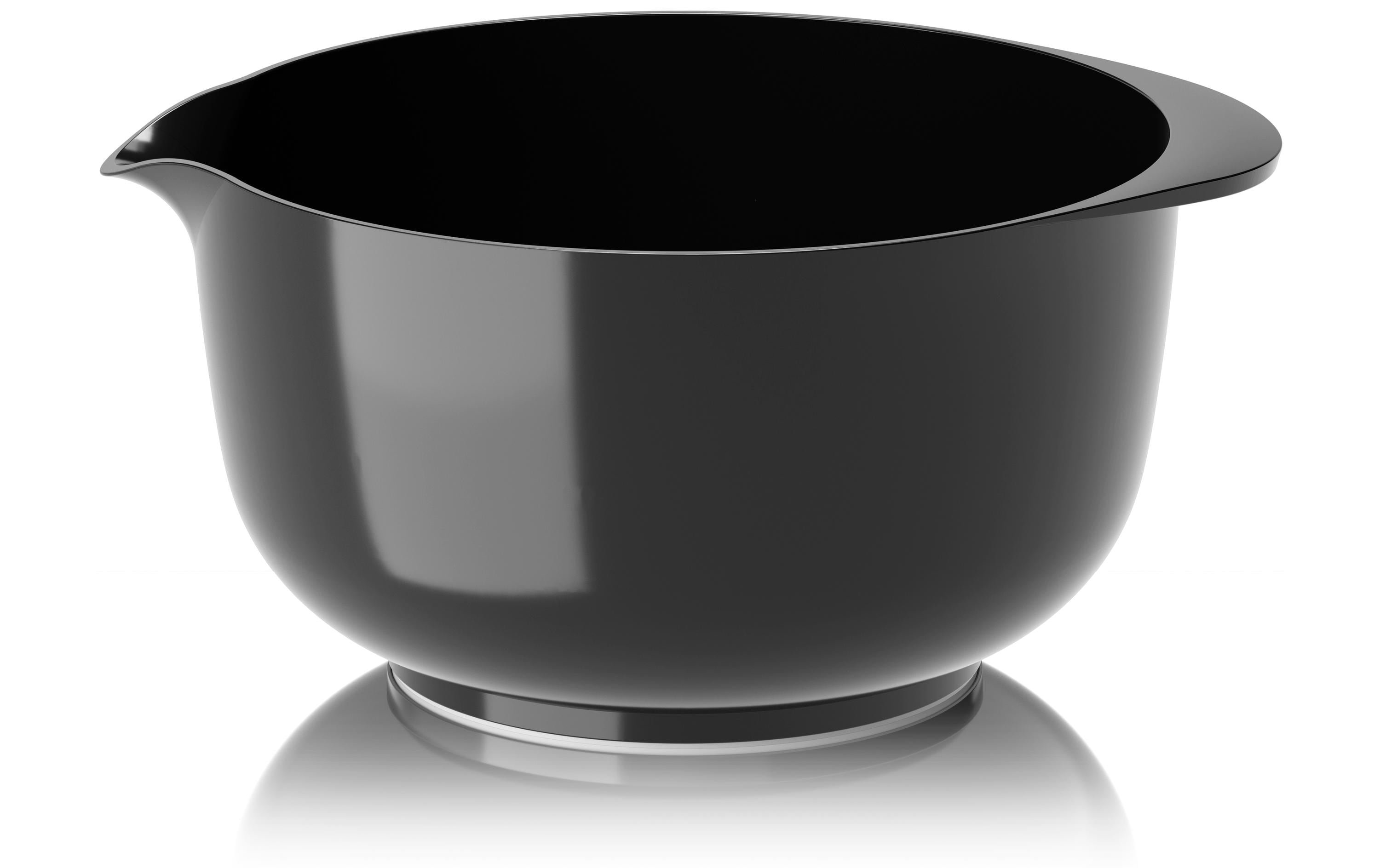 Schüssel, Schale, Edelstahl, mattschwarz, rund