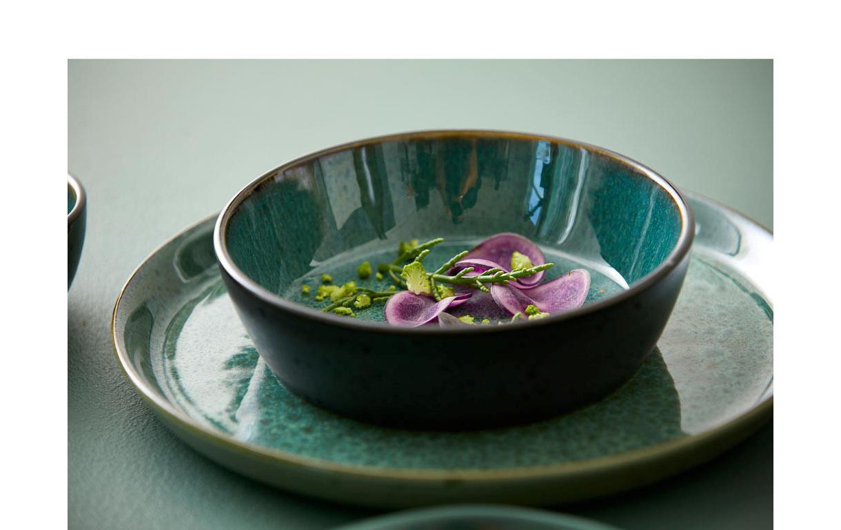 Schale, Deko-Schale, Teeschale, Grün, Blumen-Dekoration