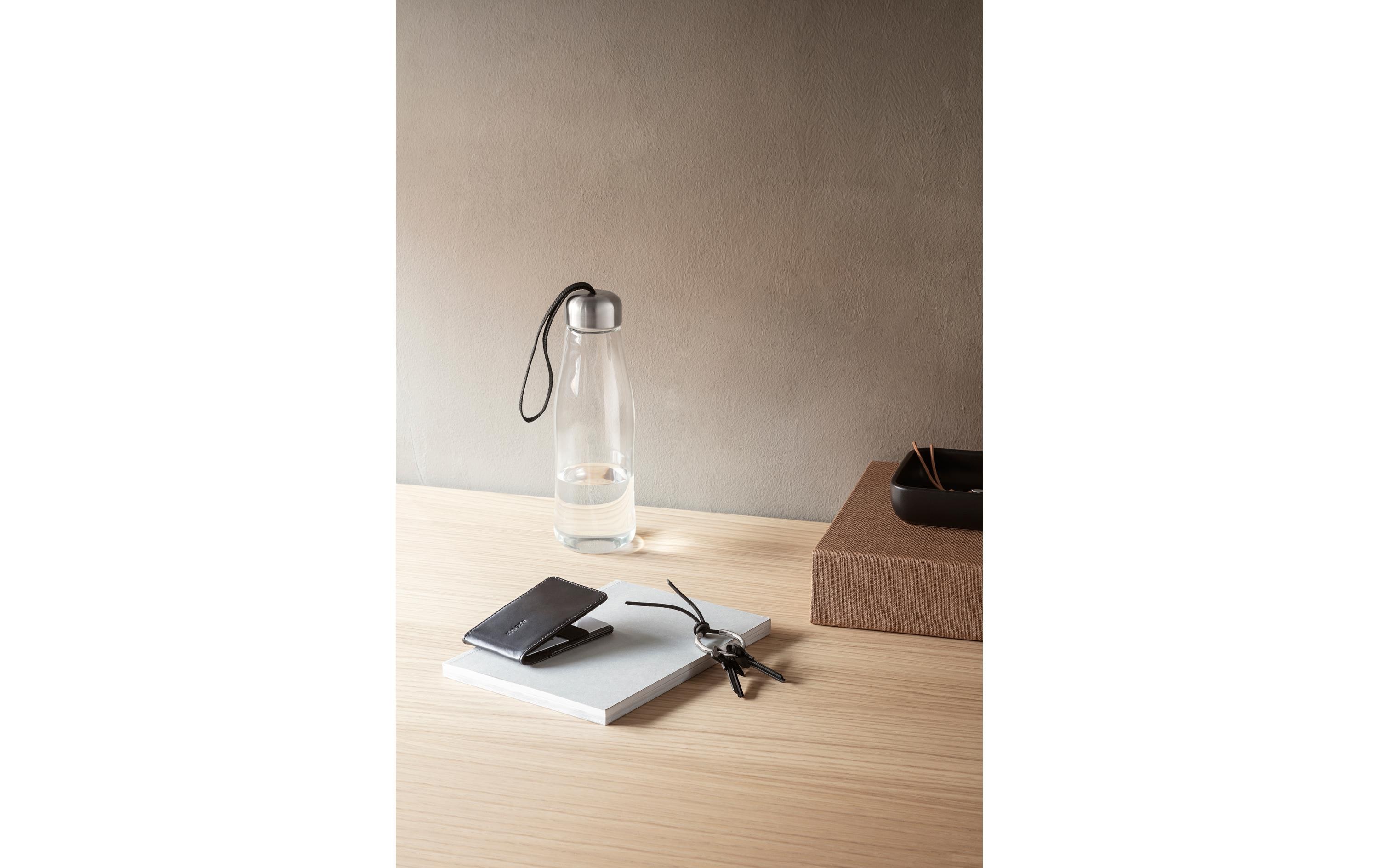 Eva Solo Trinkflasche Glas Black 0.5l