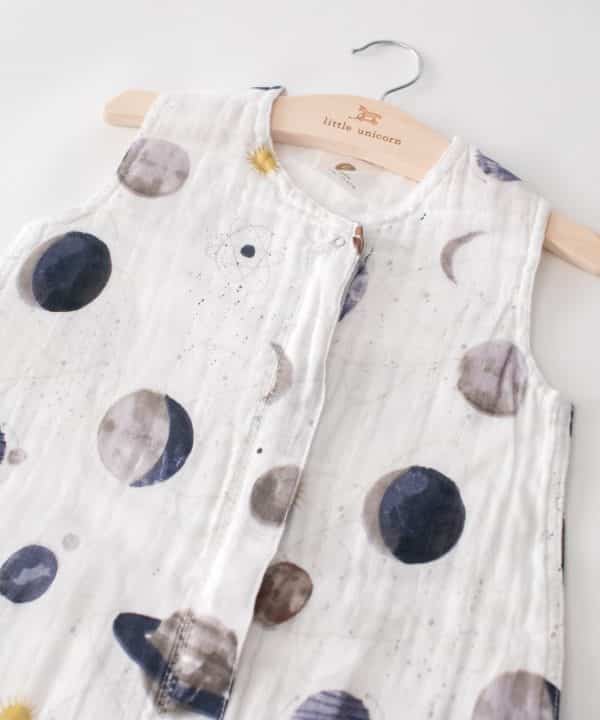 Cotton Muslin Sleeping Bag Gr. S - Planetary Cotton Muslin Sleeping Bag Gr. S - Planetary