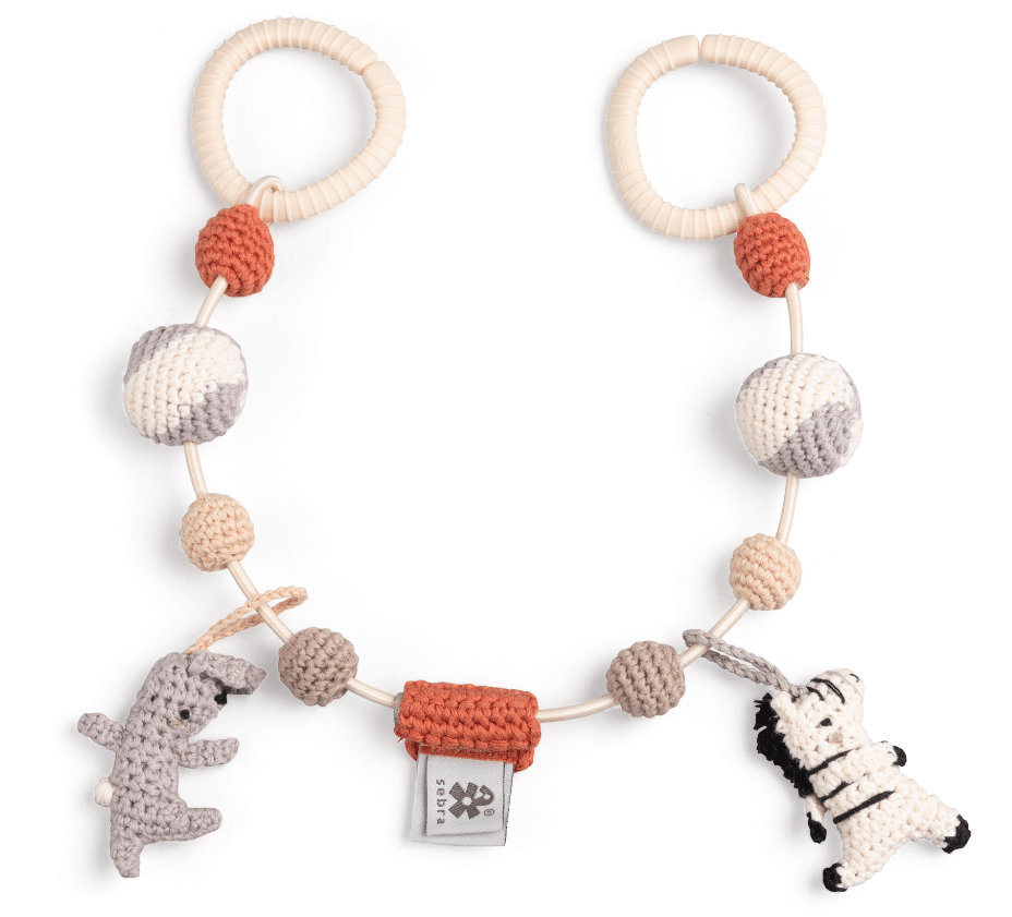 Häkel-Kinderwagenkette, Teeny Toes Häkel-Kinderwagenkette, Teeny Toes