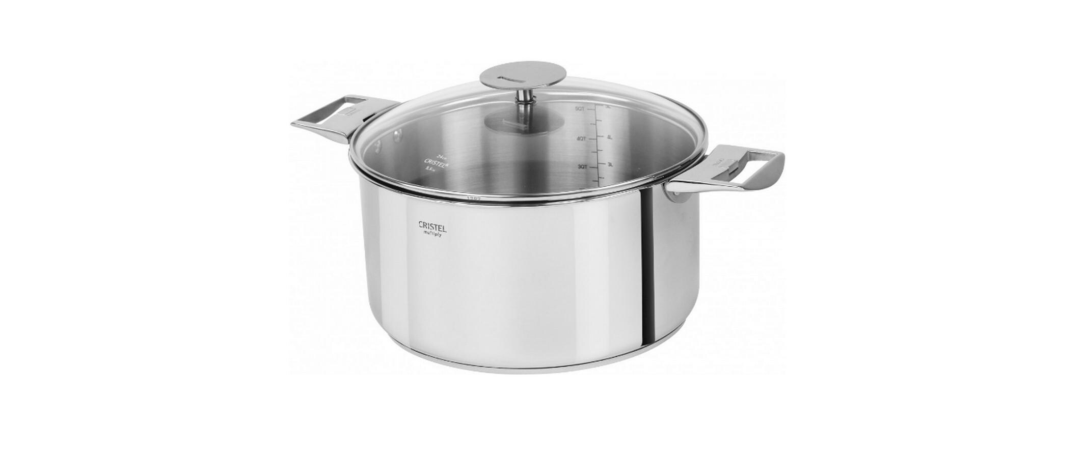 Cristel Edelstahlfleischtopf Casteline 22cm Cristel Edelstahlfleischtopf Casteline 22cm