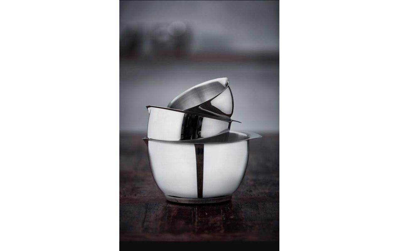 Teller, Schalen, Stahl, Silber, Mehrteilige Schale