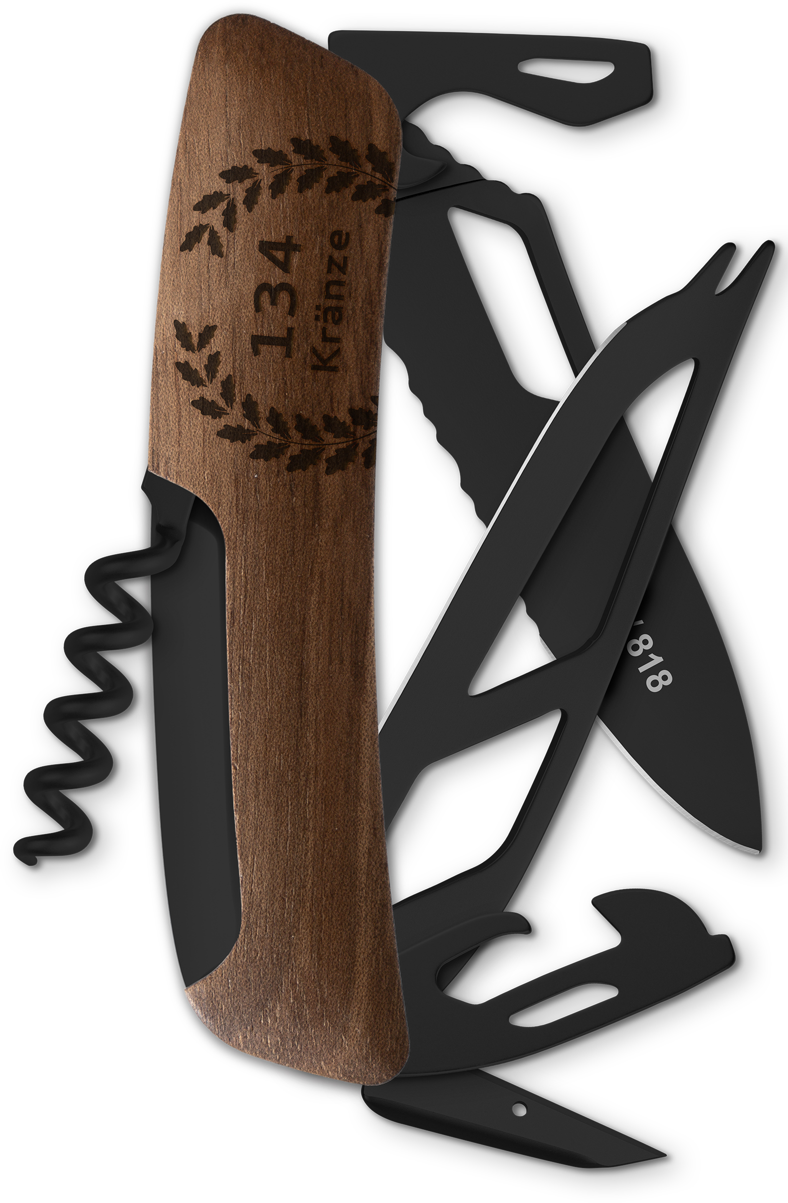 Karriere Messer Stucki Walnuss Large