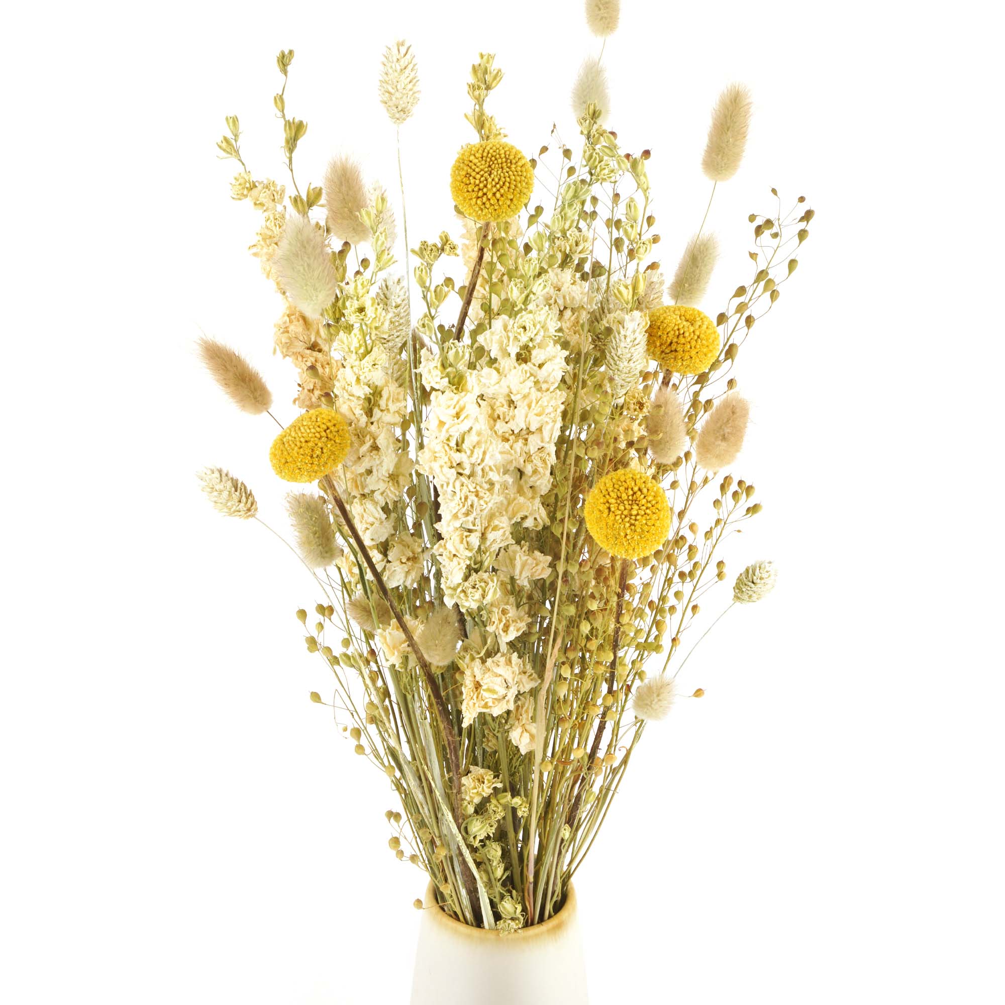 Trockenblumen Strauss "Happy Yellow"