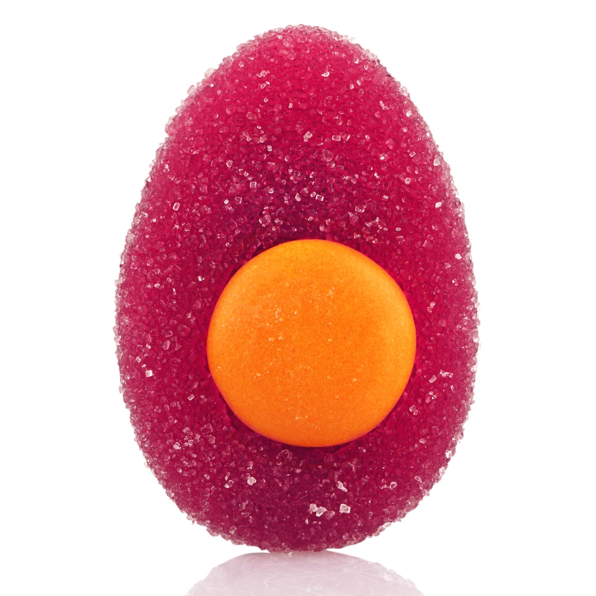 Gelée Halbeier Himbeere, 20g Essen, Süßigkeiten