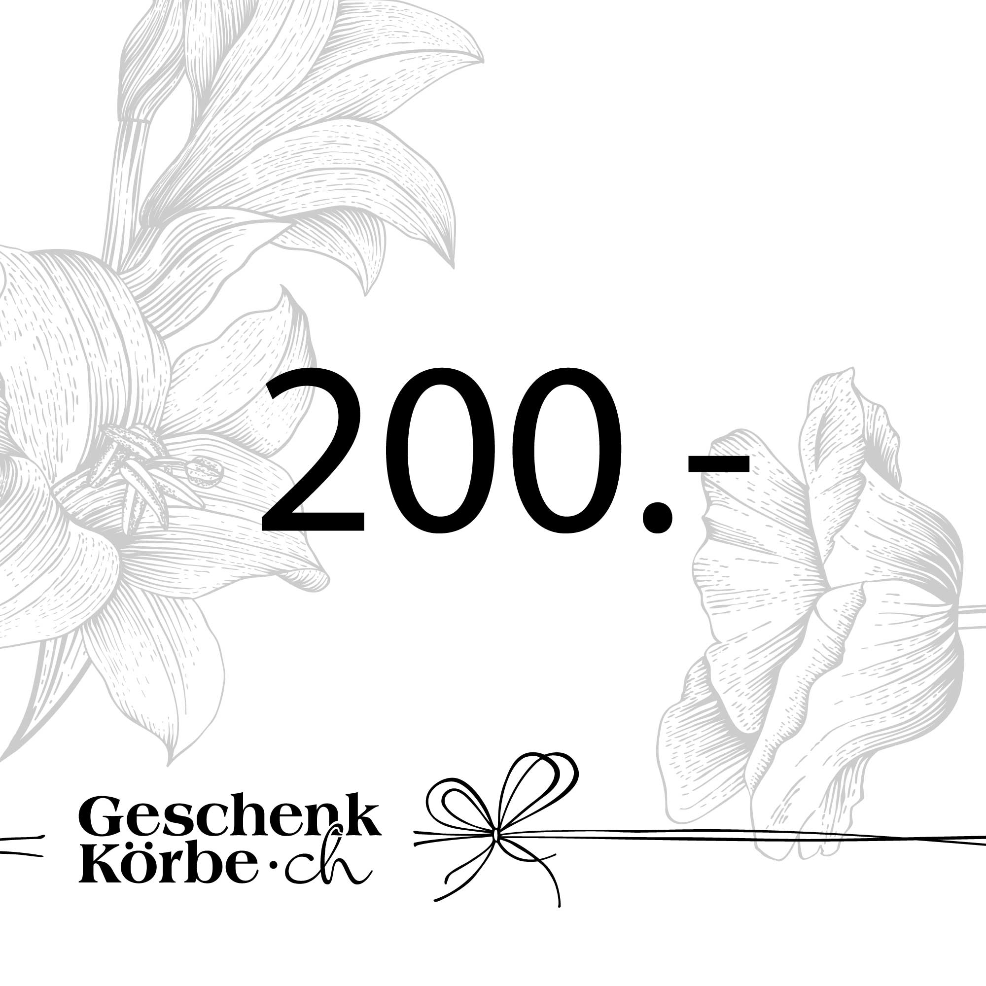 Gutschein - 200CHF