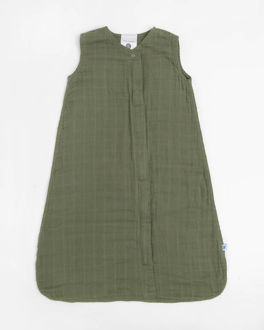 Cotton Muslin Sleep Bag Medium - Fern Cotton Muslin Sleep Bag Medium - Fern