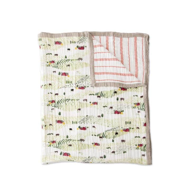 Big Kid Cotton Muslin Quilt - Rolling Hills Big Kid Cotton Muslin Quilt - Rolling Hills