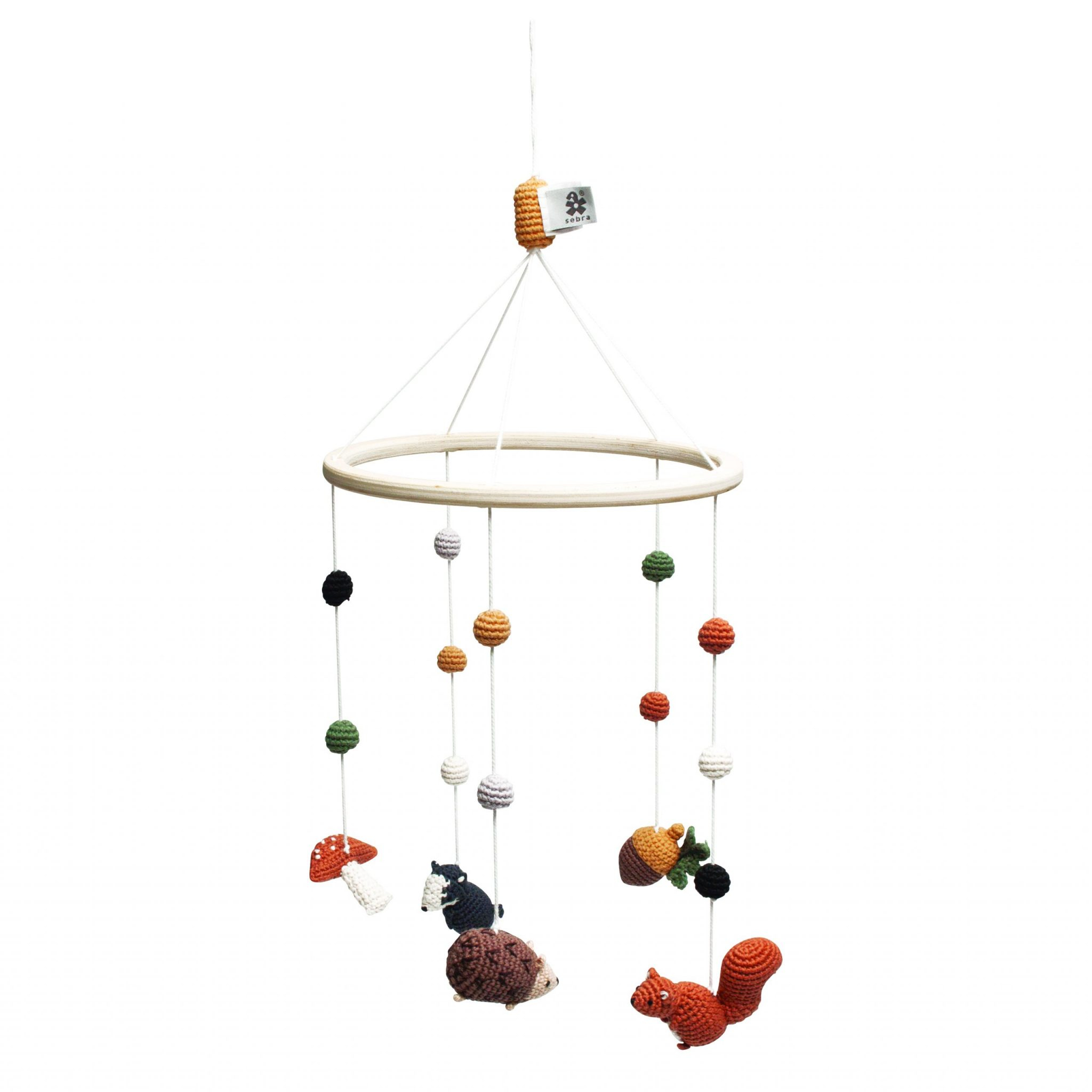 Sebra Häkel-Babymobile, Nightfall