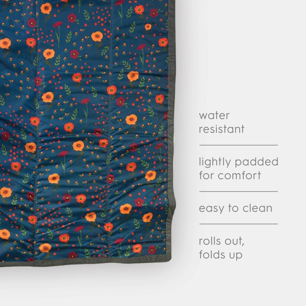 Picknick-Decke Midnight Poppy Picknick-Decke Midnight Poppy