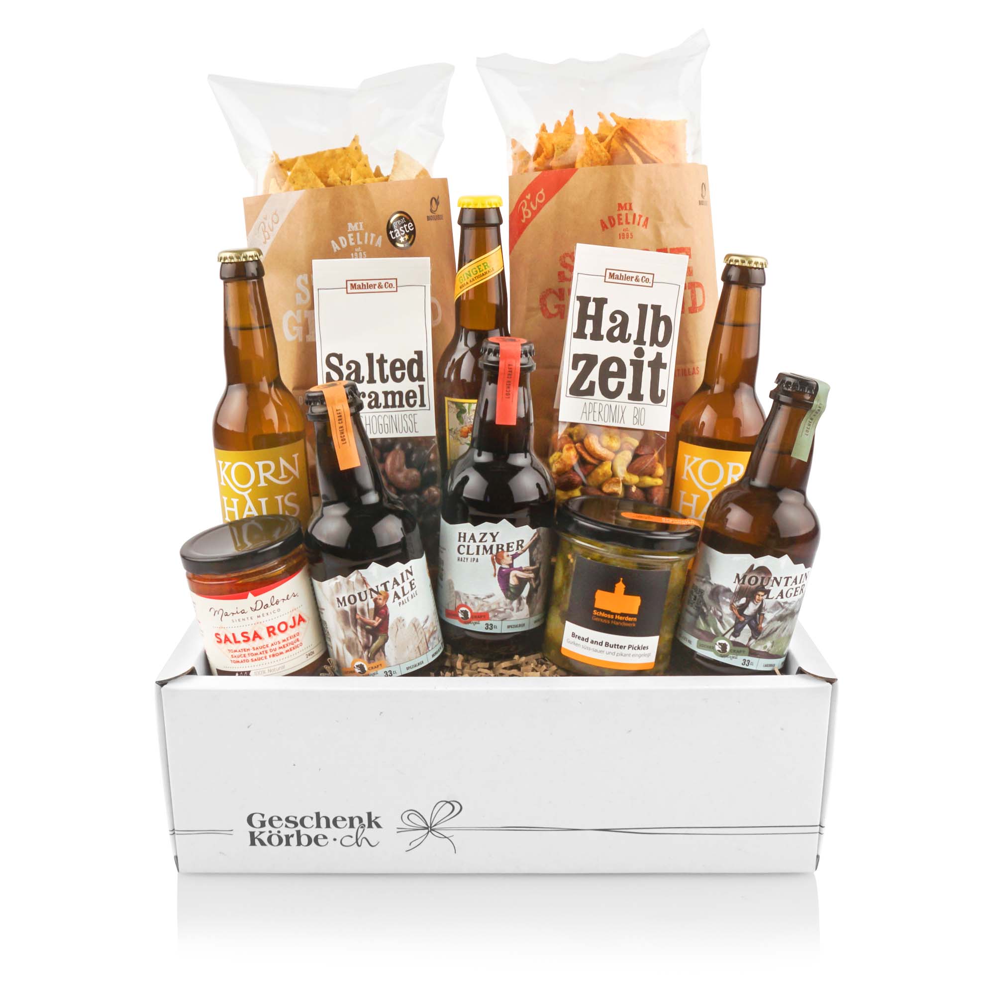 Geschenkkorb "Beer & Chips"