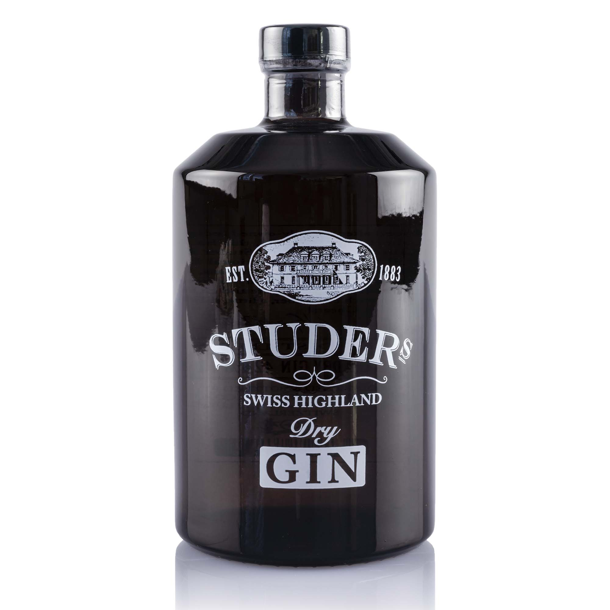 Studer’s Swiss Highland Dry Gin, 70cl, 42.4% Vol.