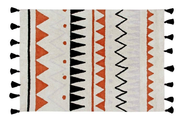 Rug Azteca Natural-Terracota -L Rug Azteca Natural-Terracota -L