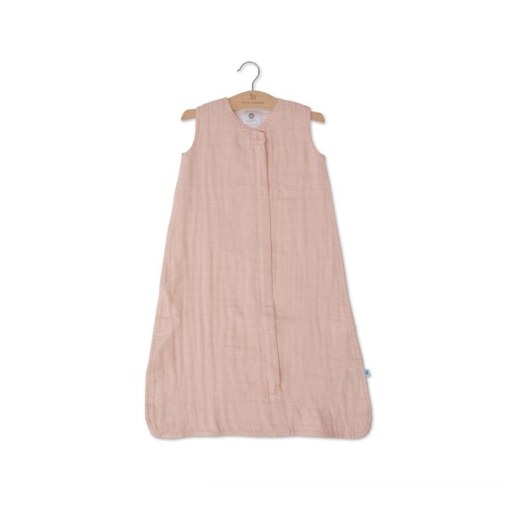 Cotton Muslin Sleeping Bag Gr. M - Rose Petal