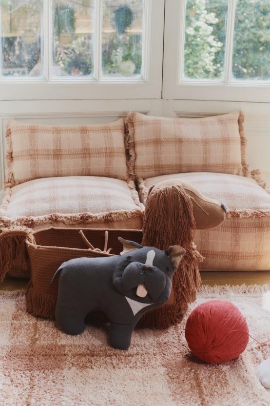 Kissen Tartan/ Karo Dekoration für Zuhause, Kissen, Plüsch, Teppich