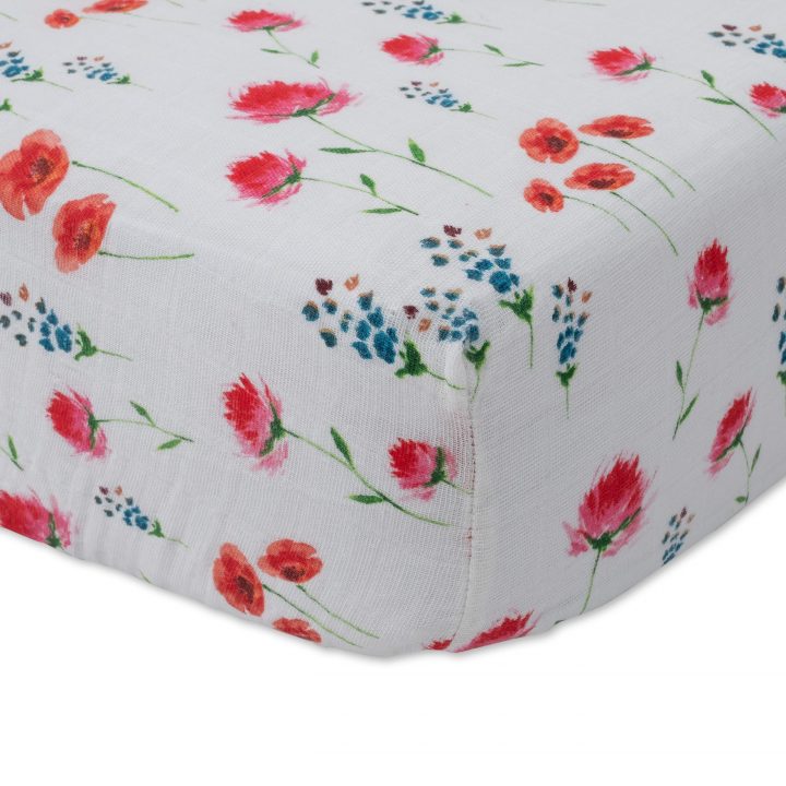 Cotton Muslin Crib Sheet - Wild Mums