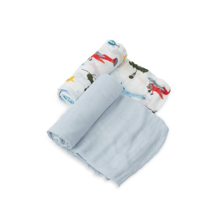 Deluxe Muslin Swaddle 2 Pack - Air Show