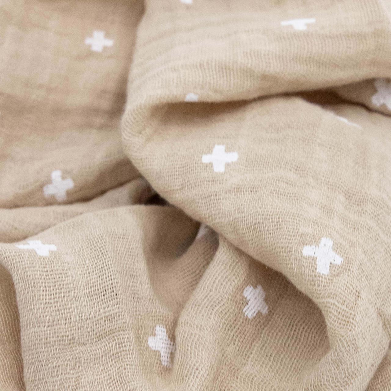 Baumwoll-Muslin Squares, Woof Baumwoll-Muslin Squares, Woof