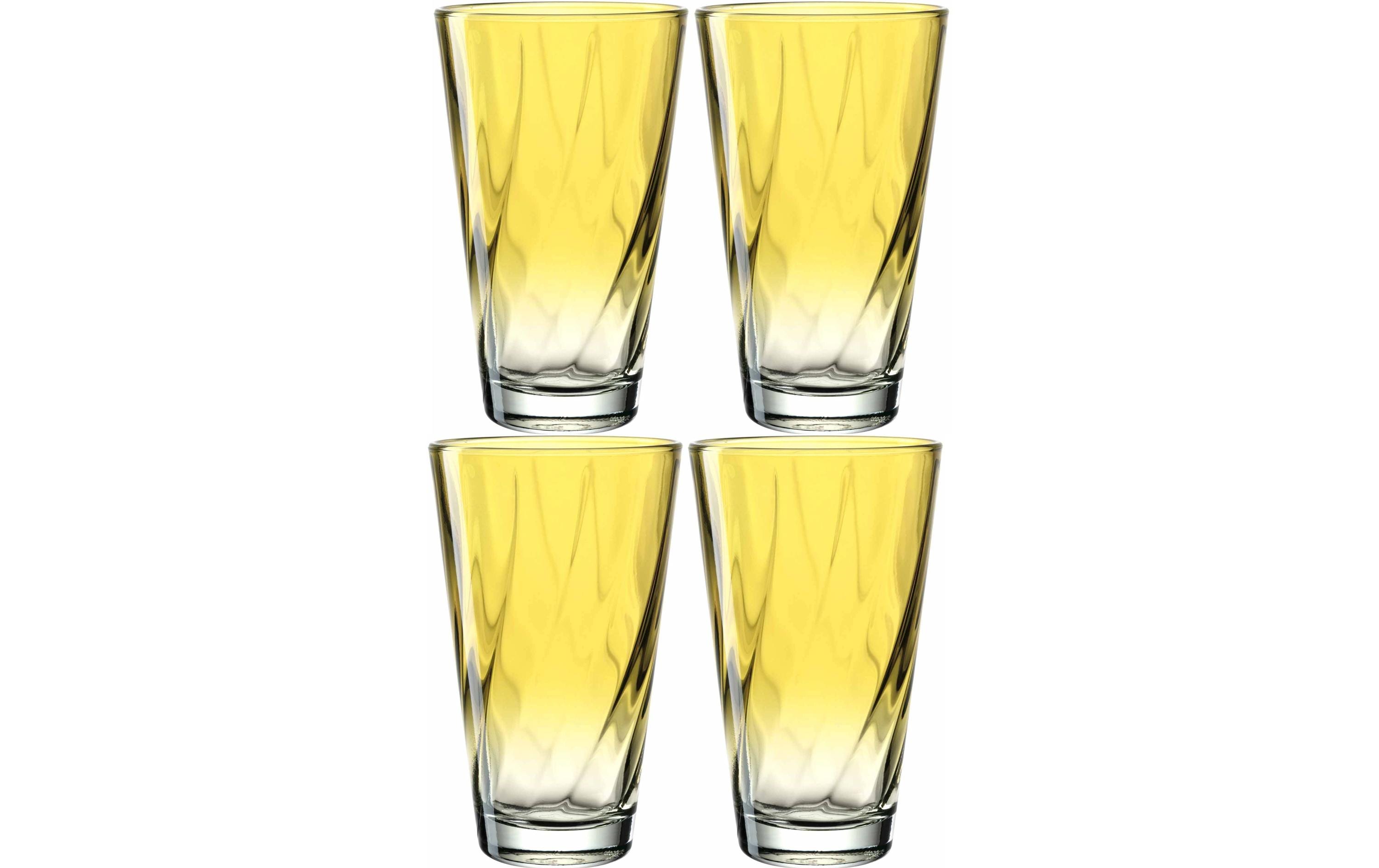 Leonardo Trinkglas Twist, 300ml gelb