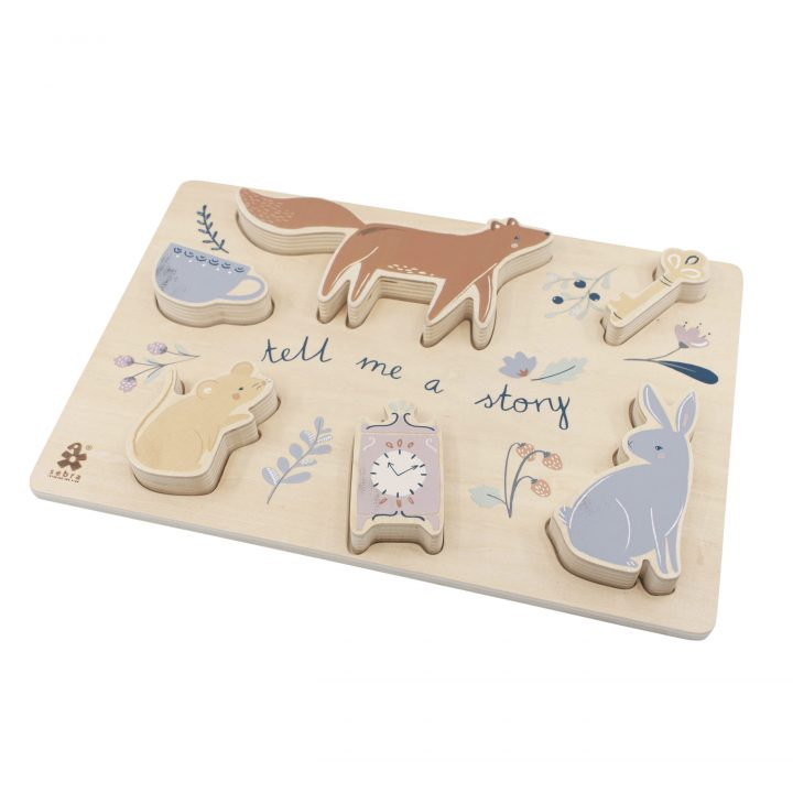 Sebra Kräftiges Puzzle aus Holz, Daydream