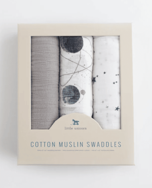 Cotton Muslin Swaddle 3 Pack - Planetary 2