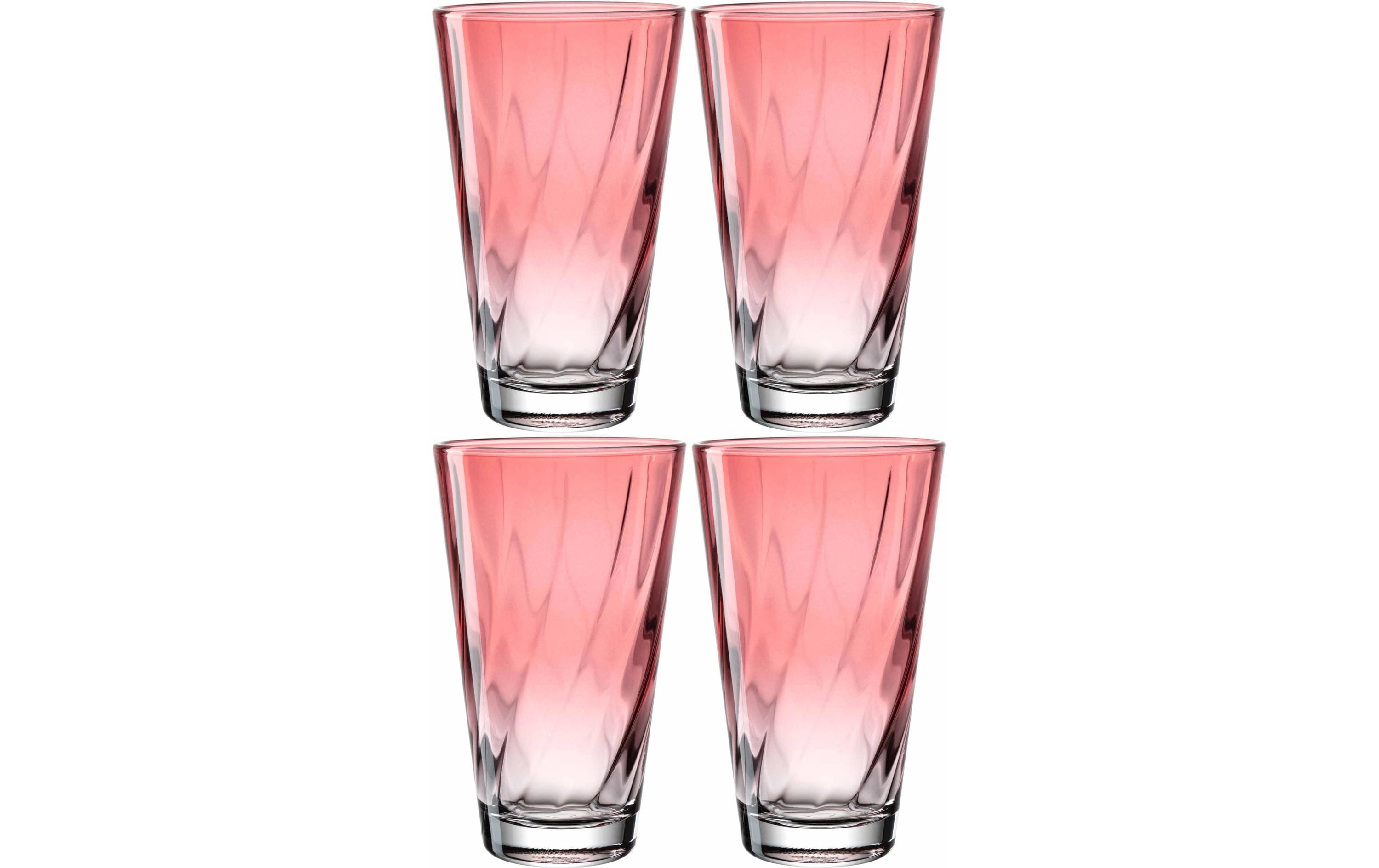 Leonardo Trinkglas Twist, 300ml rot