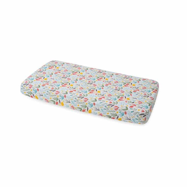 Cotton Muslin Crib Sheet - Meadow