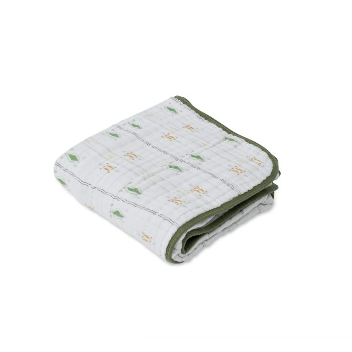 Cotton Muslin Quilt - Diamond Stripe