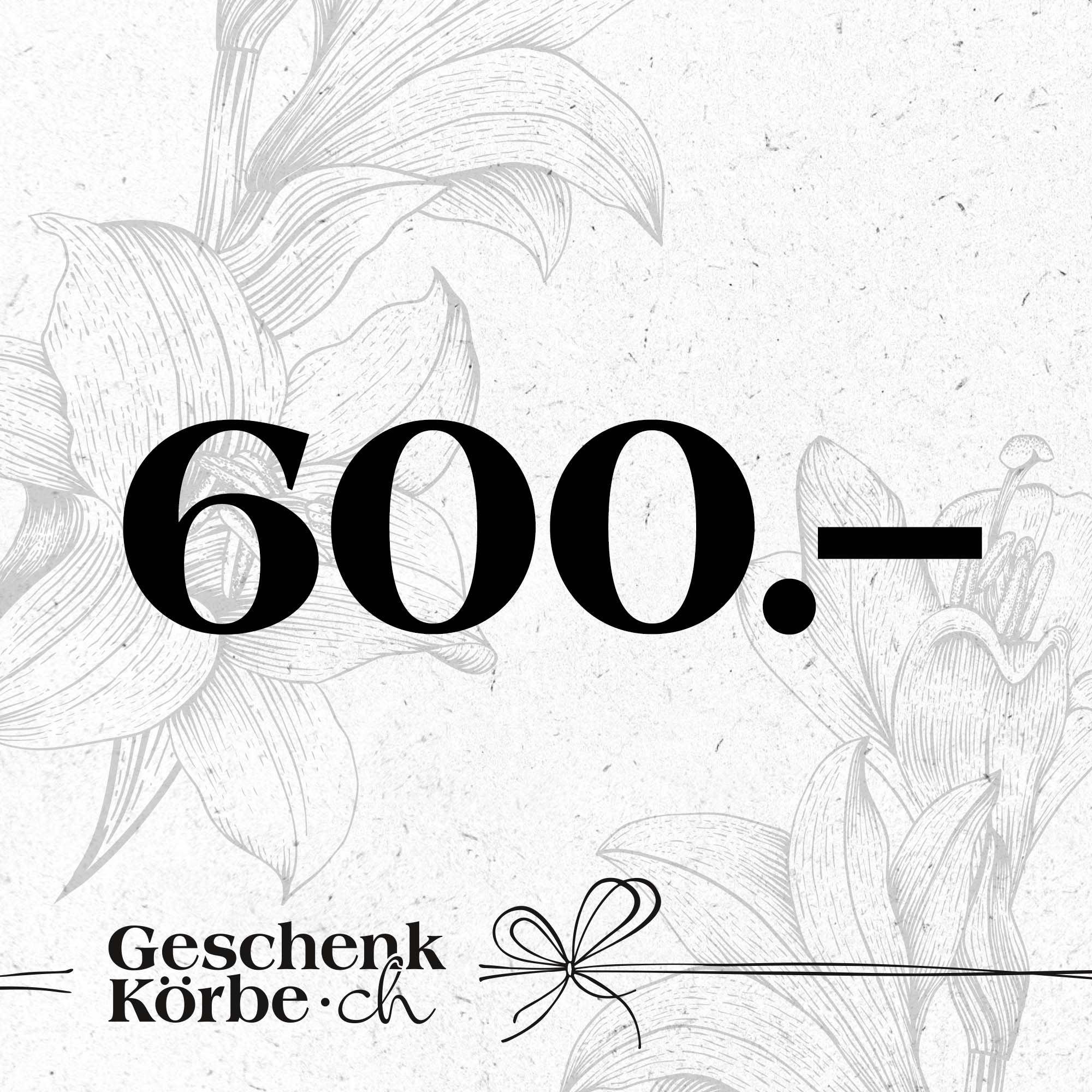 geschenk, urkunde, 600.-, blume, dekor