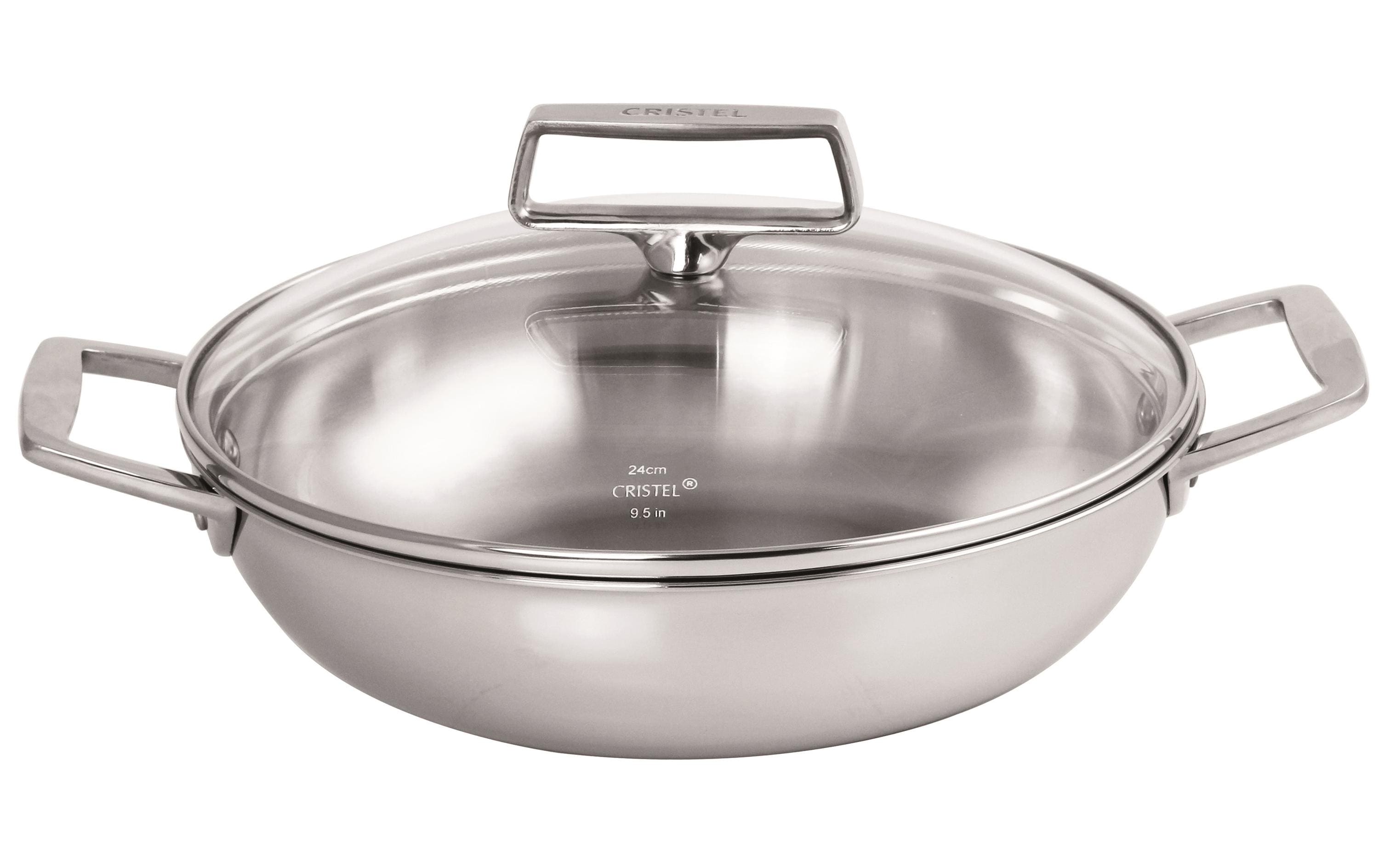 Cristel Sauteuse Castel Pro 28 cm Schale, Kochpfanne, Kochgeschirr, Rührschüssel