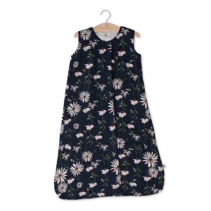 Cotton Muslin Sleeping Bag Gr. L - Dark Coneflower