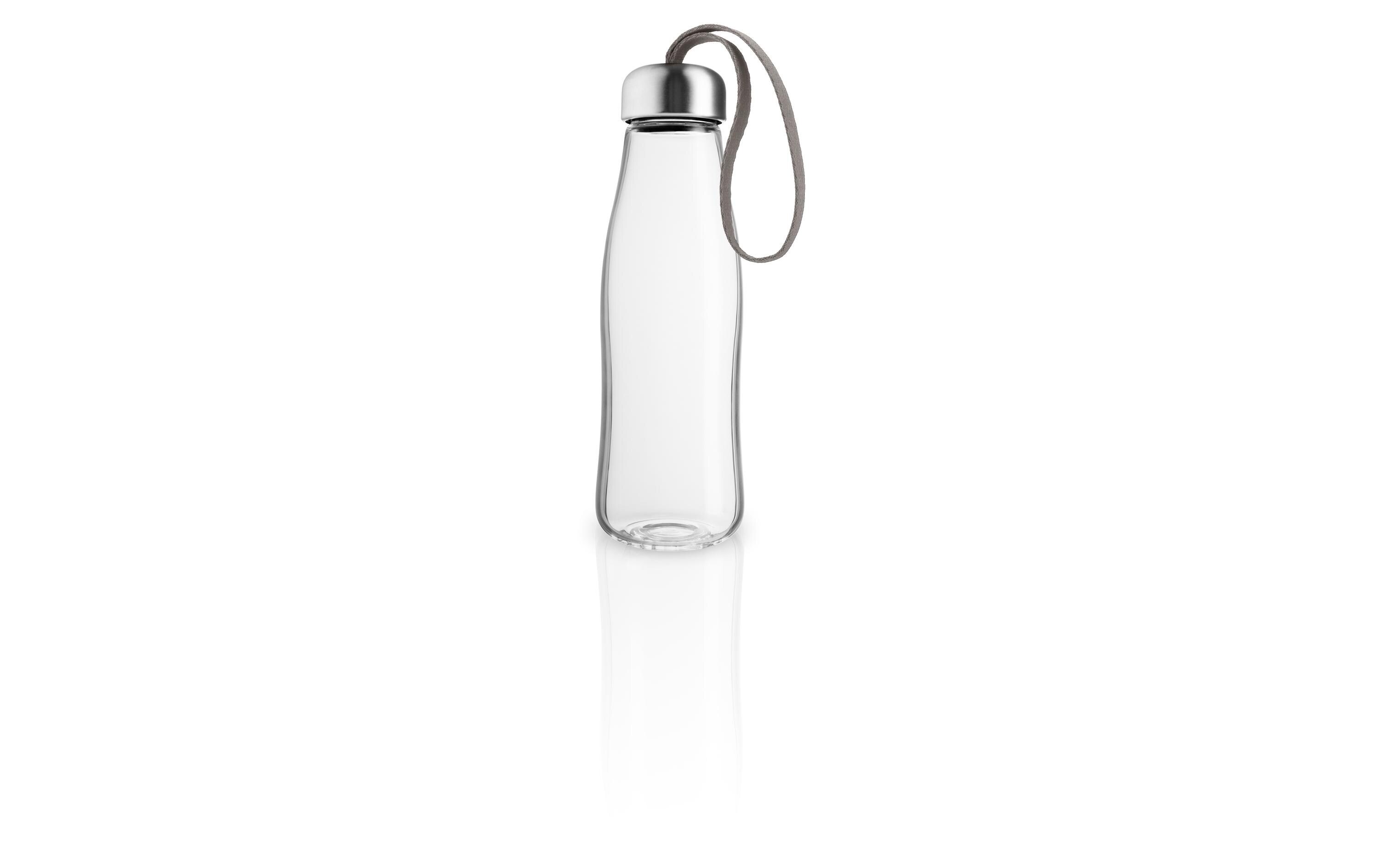 Eva Solo Trinkflasche Glas Taupe 0.5l