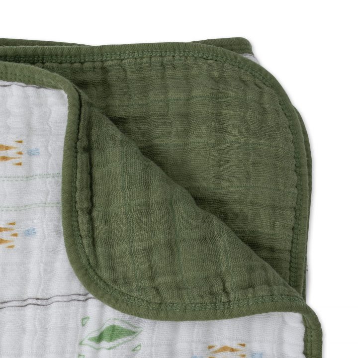 Cotton Muslin Quilt - Diamond Stripe