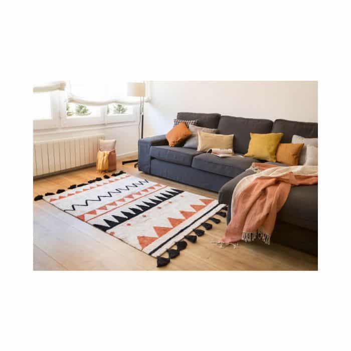 Rug Azteca Natural-Terracota -L Rug Azteca Natural-Terracota -L