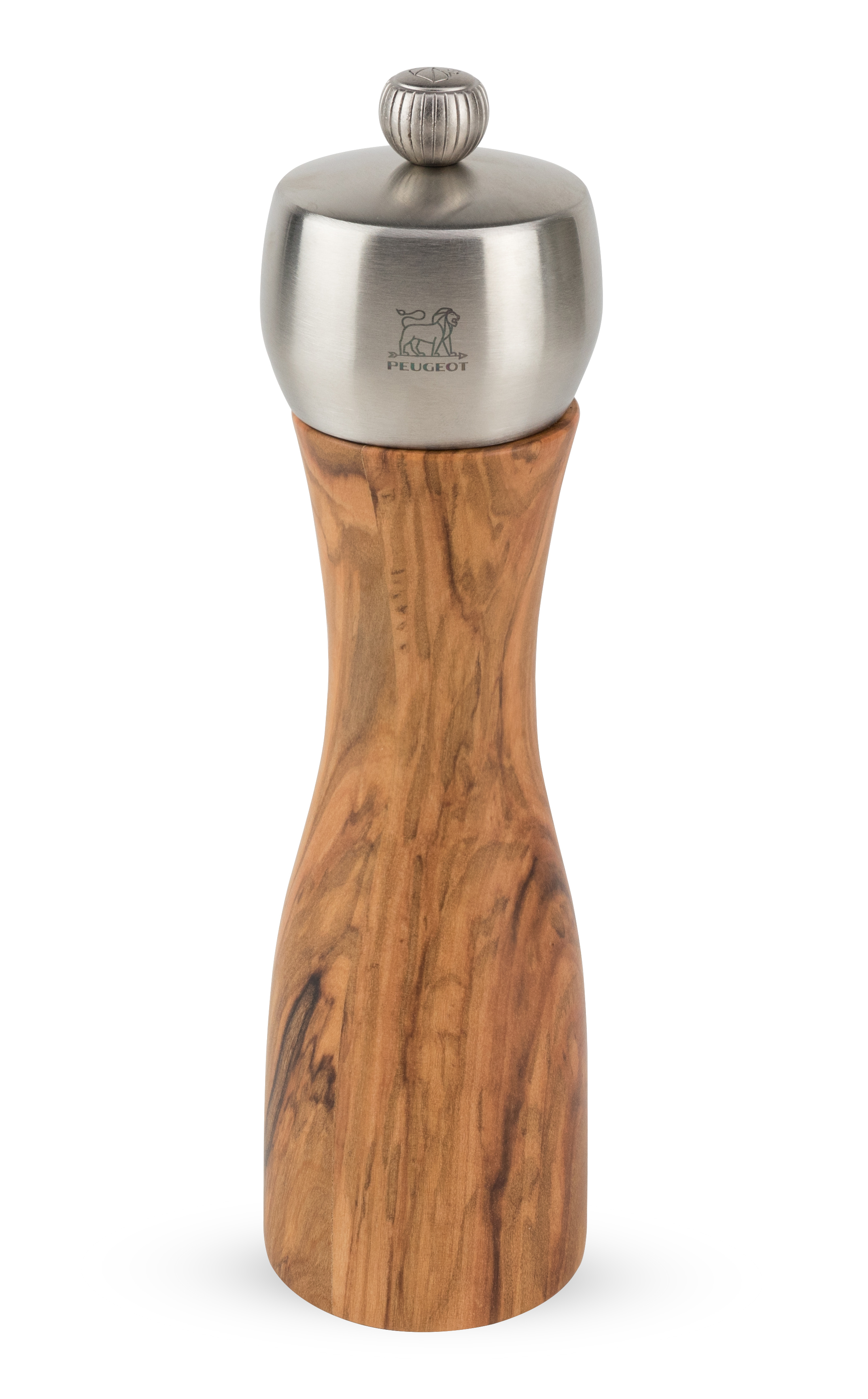 FIDJI Pfeffermühle 20cm Inox/Olivenholz Flasche, Töpferei, Glas, Shaker, Rauchrohr