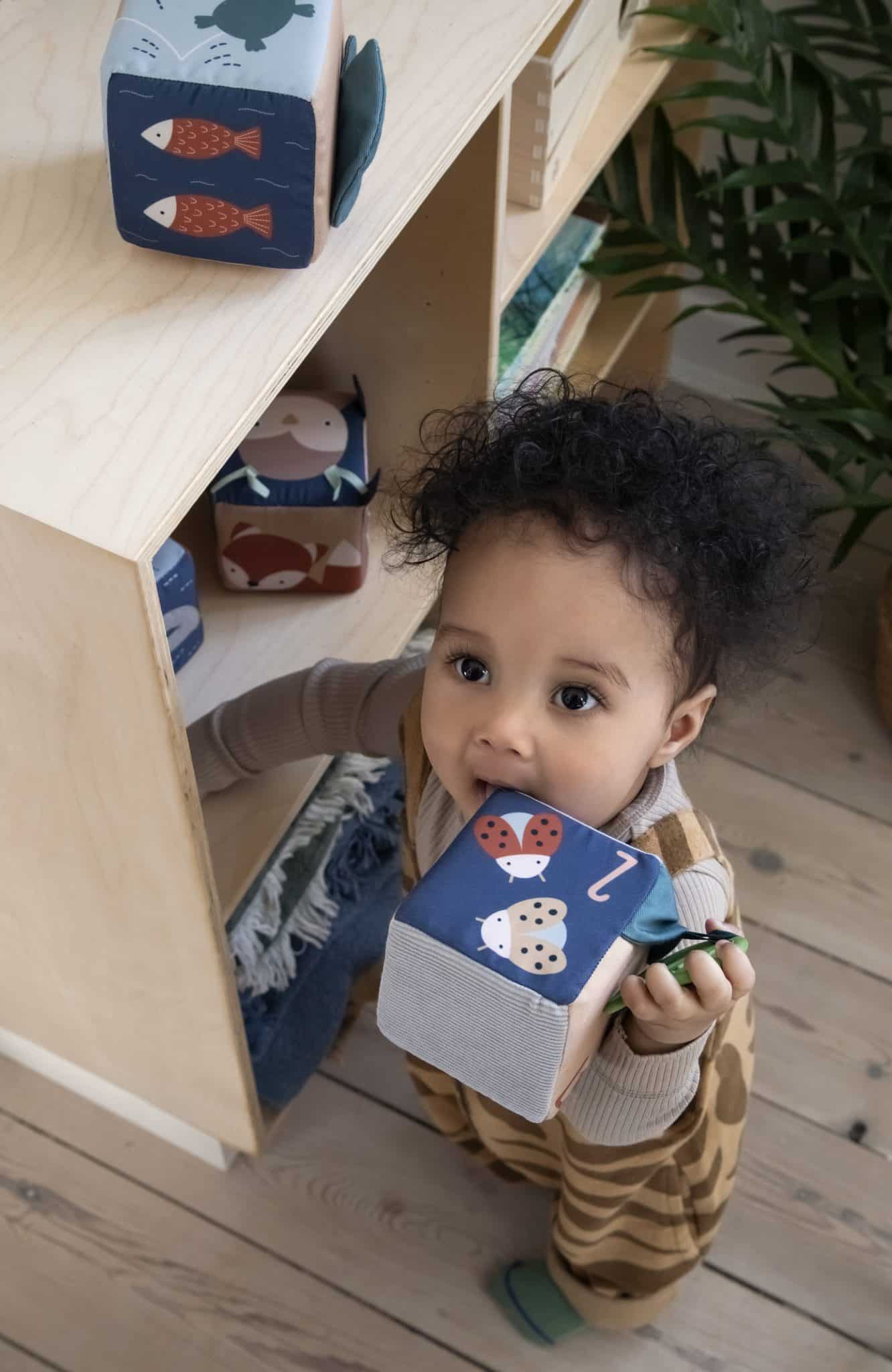 Babystoffblöcke, 4 Stk., Woodland Babystoffblöcke, 4 Stk., Woodland