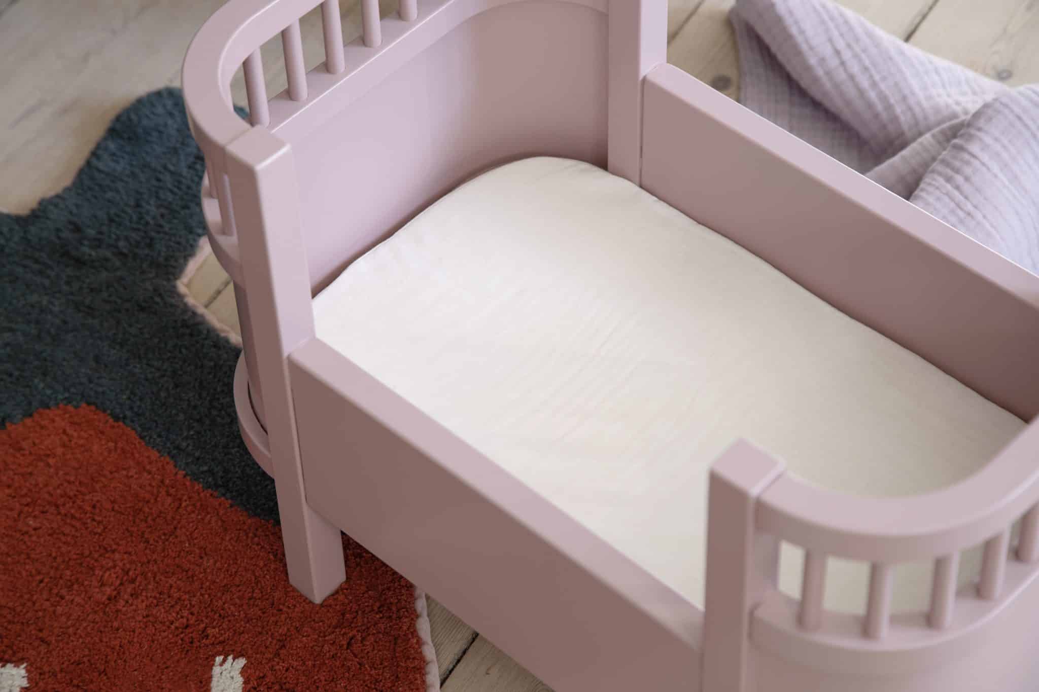 Sebra Puppenbett + Matratze, blossom pink