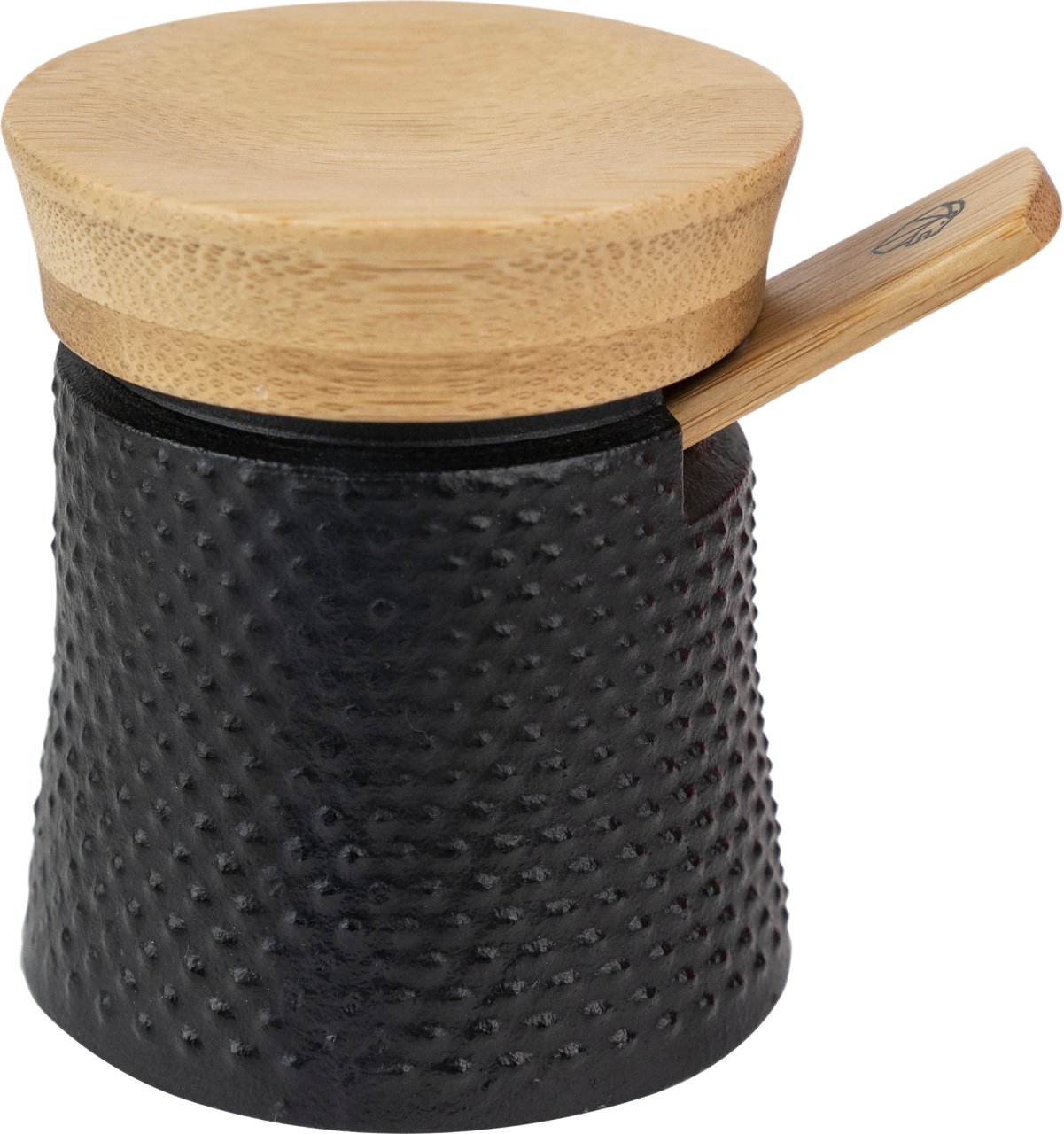 Kaffeekanne, Kanne, Kaffeemühle, Holzdeckel, Dimpled Oberfläche