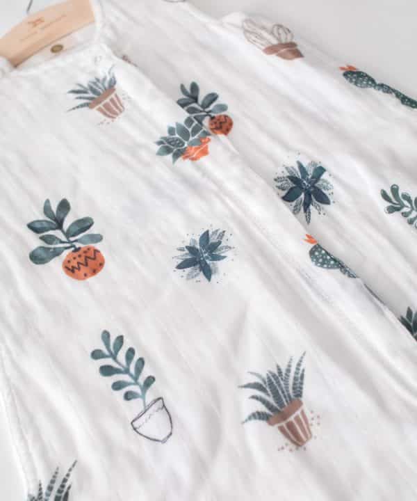 Cotton Muslin Sleeping Bag Gr. S - Prickle Pots Cotton Muslin Sleeping Bag Gr. S - Prickle Pots